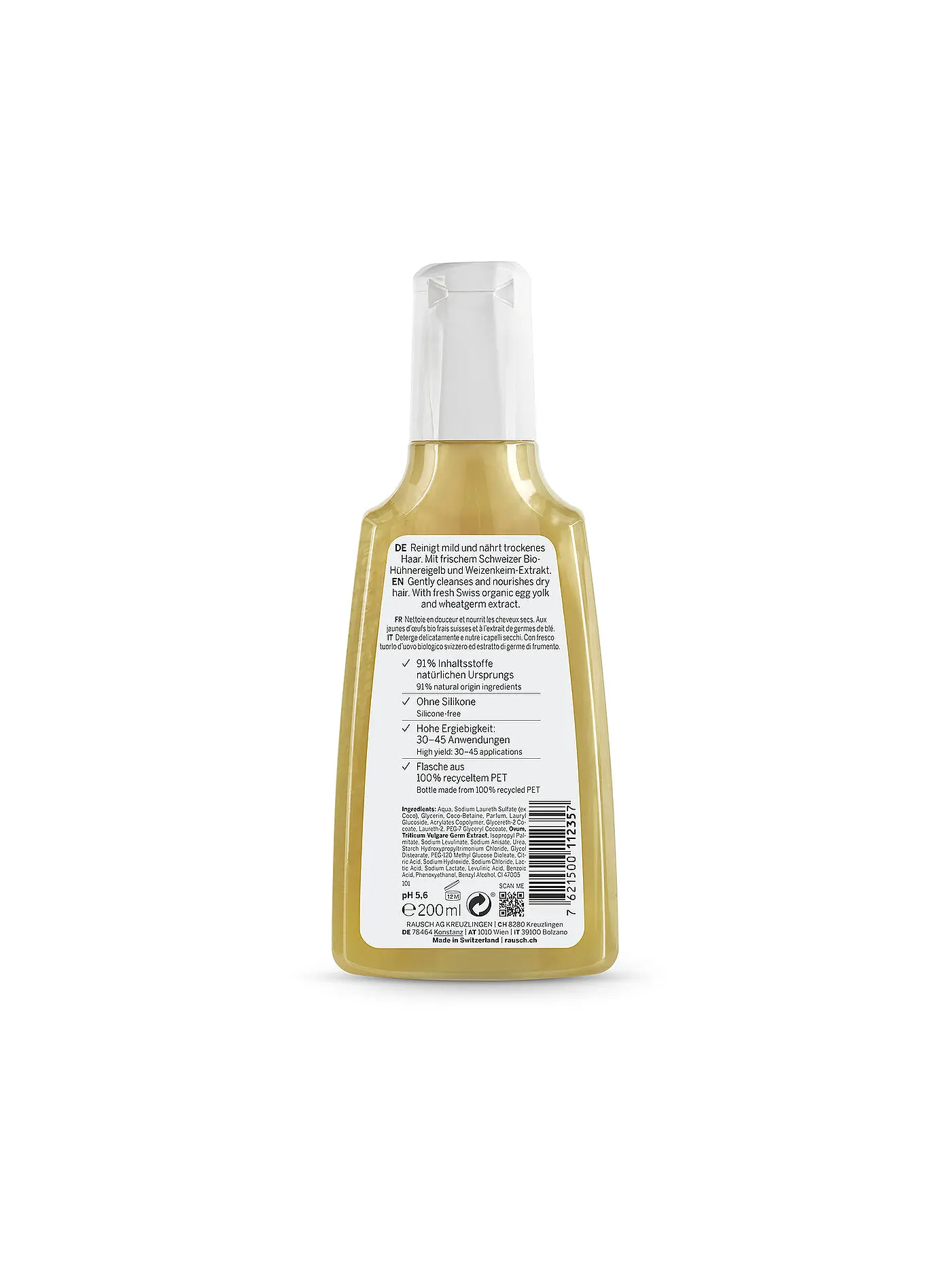 RAUSCH | Nähr-Shampoo mit Ei-Öl 200ml | 